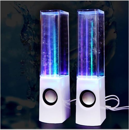 Square water dance speaker