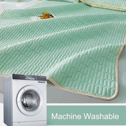 Natural Latex Mat With 2 Pillow Cover (MINT GREEN 180✖200cm)