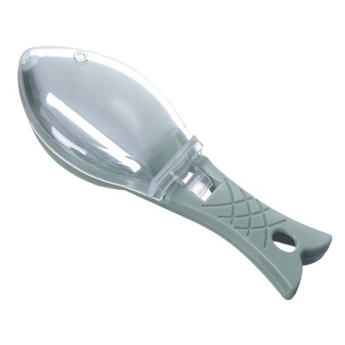 Fish Scaler, Fast Fish Scale Remover Fish Scale Remover with Cover Handheld Fish Skin Descaler Portable Scaling Tool for Home Kitchen