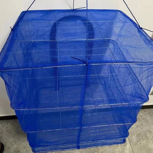 3Layer Foldable Drying Rack for Vegetable Fish Dishes Mesh Hanging Drying Net