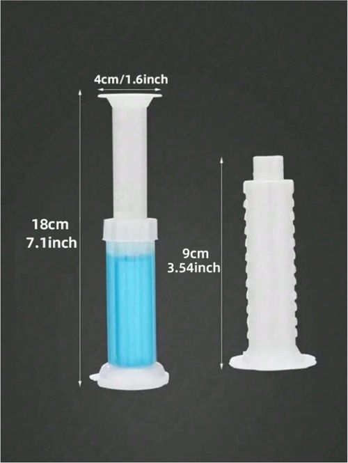 Flower Fragrance Toilet Gel  Air Freshener, And Bowl Cleaner    Refillable Toilet Wand Cleaning Supplies For Home And School