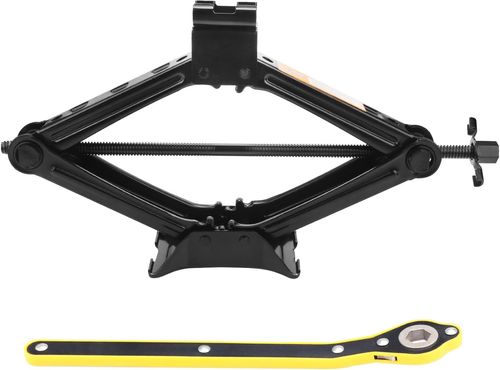 2 Ton Scissor Jack for Car, with Hand Crank Portable Repair Tool Rust-Resistant for auto, SUV, Trailer, Station Wagon