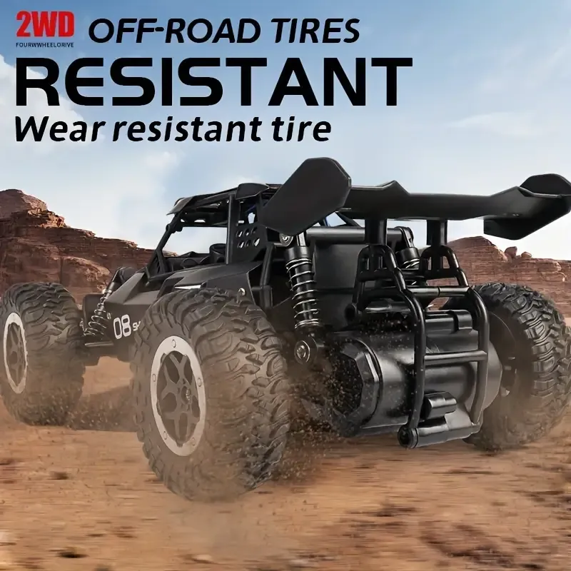1:16 RC alloy remote control high-speed car 2.4G high-speed big foot climbing off-road car racing model boy toy