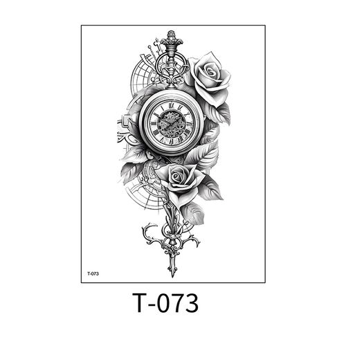 10 pcs different patterns Flower arm tattoo stickers new ins style colorful totem tattoo stickers waterproof long-lasting for men and women time tattoo stickers