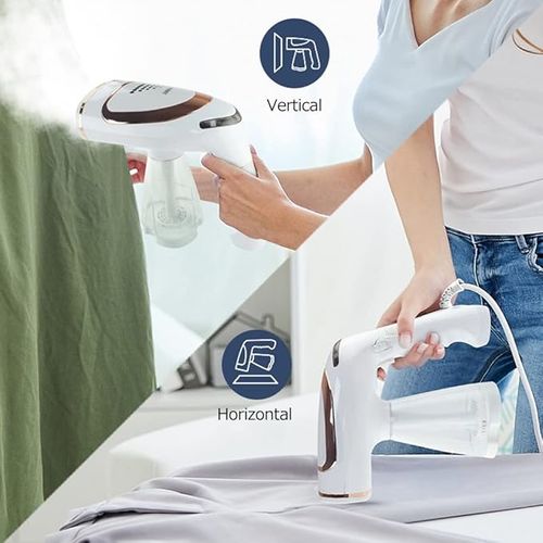 OROOBA¨ Garment Steamer Handheld Folding Household Mini Steam Iron 1600W Adjustable Ironing Machine for Travel AURH