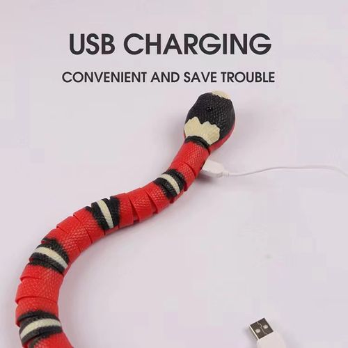 Smart Sensing Interactive Cat Toys Automatic Electronic Snake
