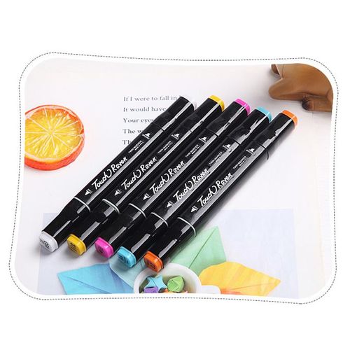 60 Colors Art Markers Set Double Tip Broad Fine Point Marker Pen