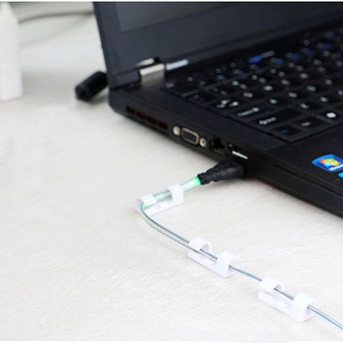 60PCS Cable Organizer Clips Wire Manager Cord Holder