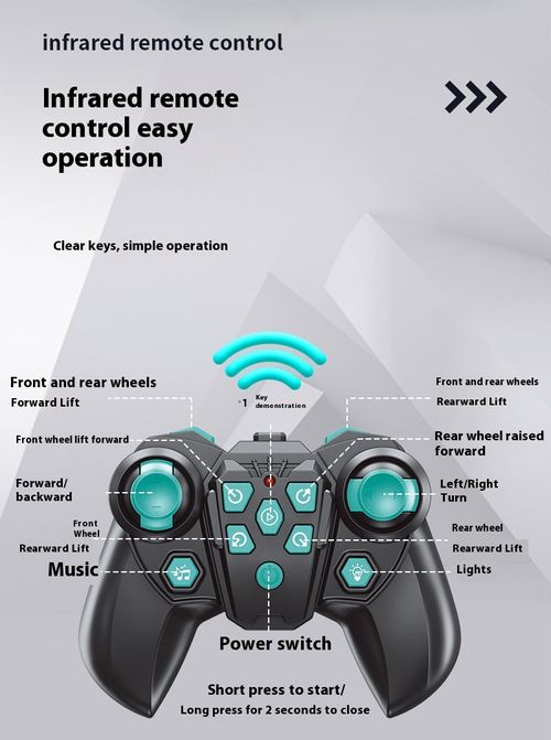 Children's Intelligent Remote Control Robot Dog Toy Car Eight-Wheel Stunt Mechanical Dog Gesture Sensing Climbing Car