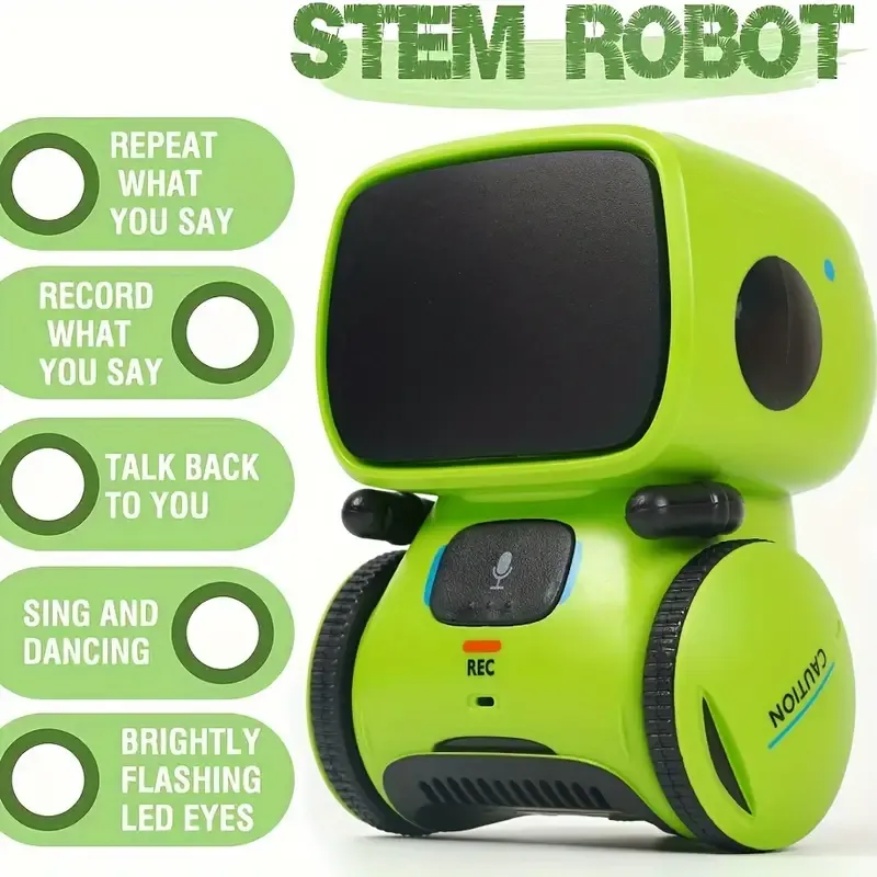 Early education intelligent robot, interactive robot, voice conversation story machine educational toy multi-function