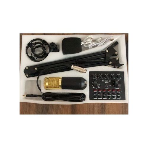 Microphone With V8 Sound Card BM800 Kit, Condenser Support