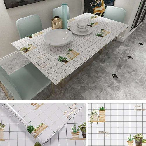 Kitchen Wall Stain Prevention Sheet Heat Resistant Sheet Waterproof Oil Proof Stain Resistant Wallpaper( 500x60CM)