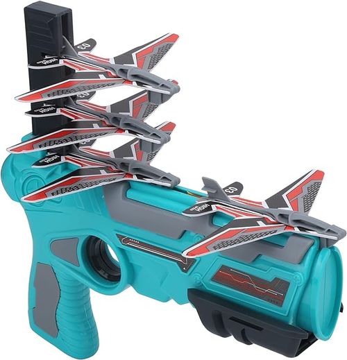 Airplane launcher toy with foam glider