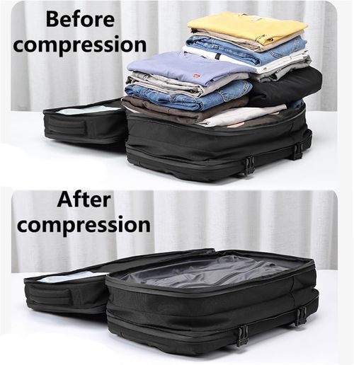 Multifunctional Airbag Backpack Men's Large Capacity Business Travel Bag Oxford Waterproof Backpack