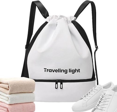 Wet and dry separation backpack