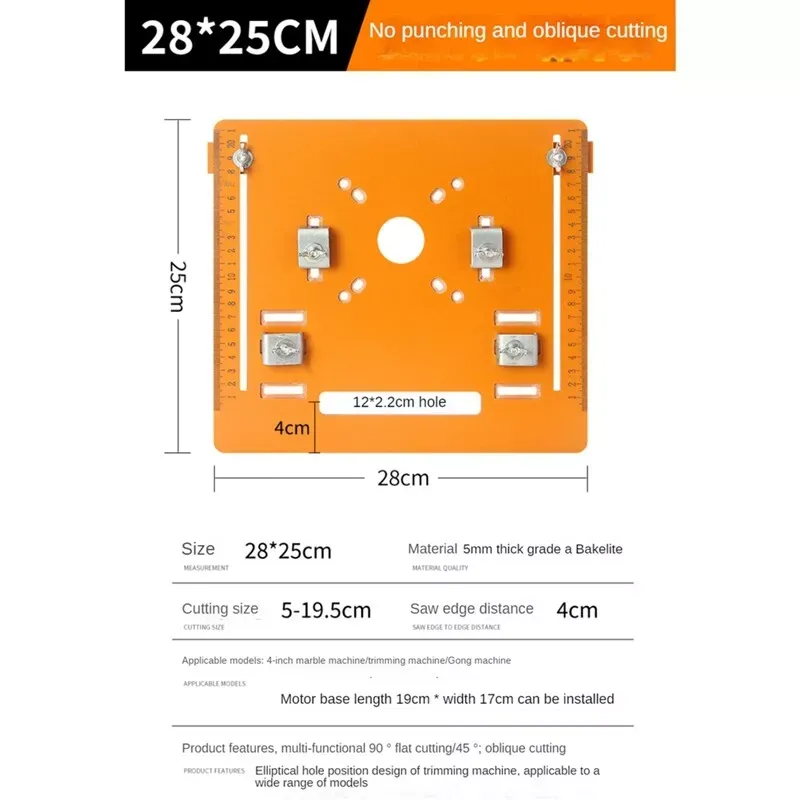 Cutting machine base