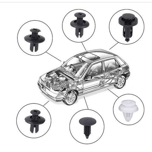 6 Size 100pcs Auto Fastener Car Clips Fastener Kit
