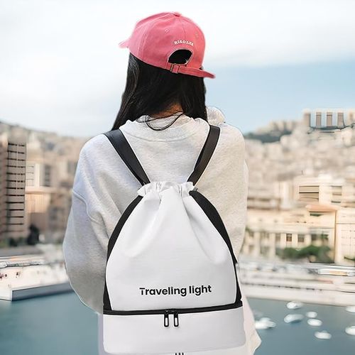 Wet and dry separation backpack