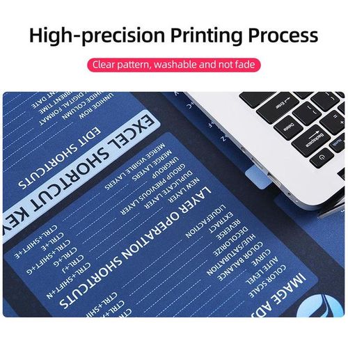 900*400mm Oversized Mouse Pad Starry Sky Anti-slip Keyboard Pad Desk Mat