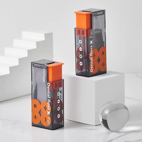 Compact Automatic Dental Floss Dispenser Set
