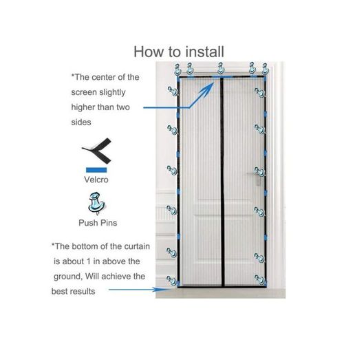 Anti-mosquito Magnetic Screen Door Automatic Closing Screen