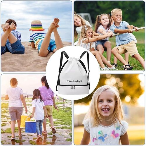 Wet and dry separation backpack