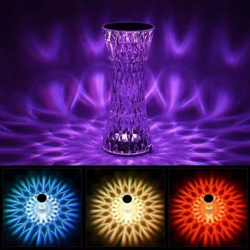 16 Lights Rechargeable Touch-pad Remote Control Table Lamp