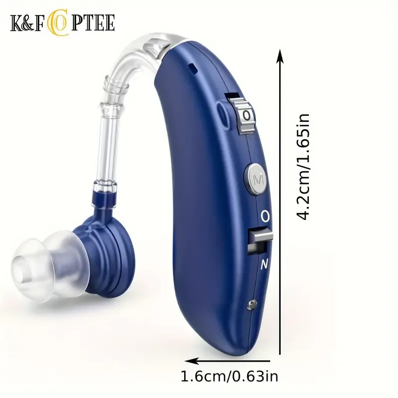 Behind-the-ear Bluetooth hearing aid rechargeable amplified sound amplifier Hearing aid