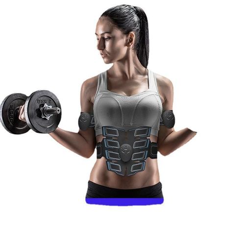 EMS smart new eight-pack abs fitness and weight loss home lazy abdominal patch digital display charging abdominal fitness device