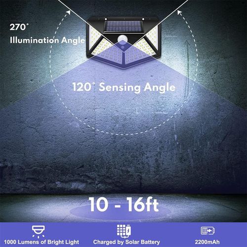100 LED security light Original Super High LED Solar Motion Sensor Security Lamp