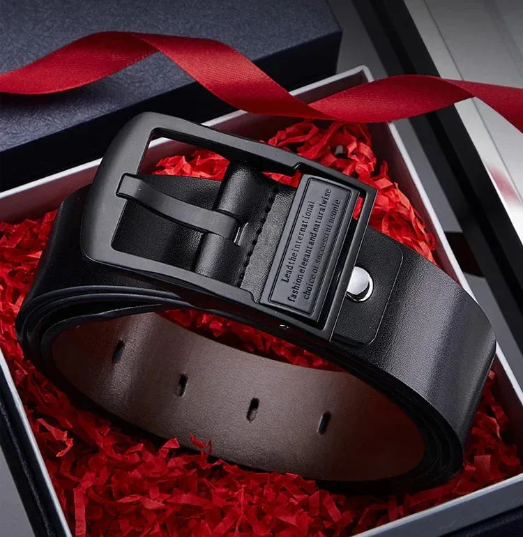 🔥Men's Business Leather Belt🔥-Black