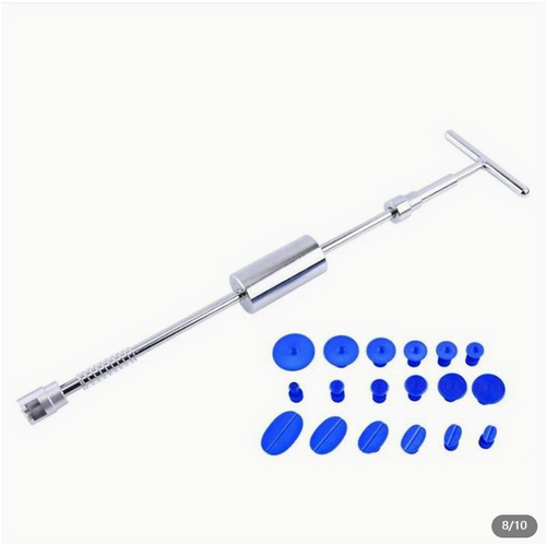Car Dent Puller Tool, T-Dent Repair Kit, Auto Body Sheet Metal Slide Hammer