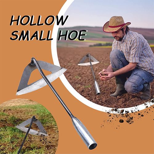 Garden Hoe Weeding Planting Loosening Hollow Hoe Tools