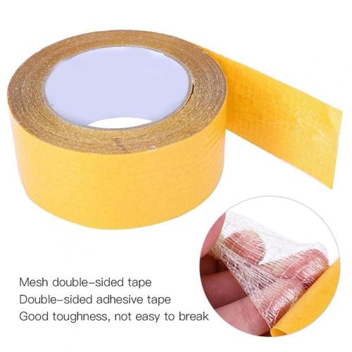 2-pack Strong double-sided gauze fiber mesh tape Waterproof and removable