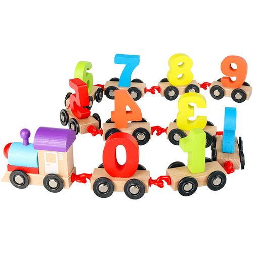 Pezhong Magnetic Number Train Set Learning Toys Educational Toy Cars