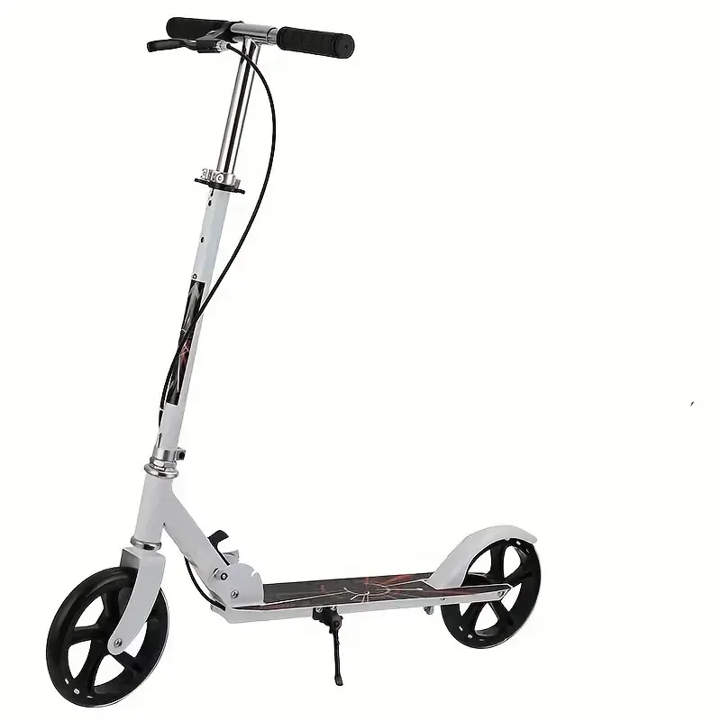 Children, teenagers, adults, scooters, city work, campus scooters, foldable two-wheelers brake scooter