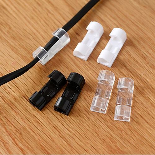 60PCS Cable Organizer Clips Wire Manager Cord Holder