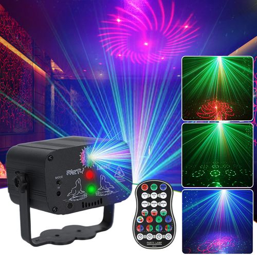 (🔥BEST GIFT FOR FAMILY🔥)Stage Laser Light Sound Activated LED Projector Party Light💃