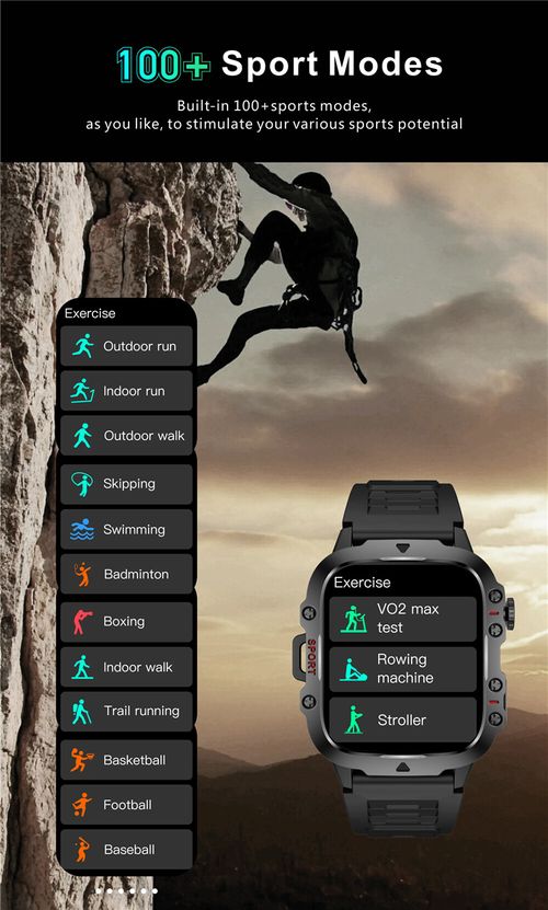 Popular 3ATM outdoor multi-sport smart watch, Bluetooth call phone, super long standby time