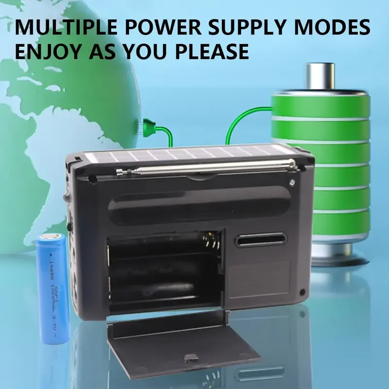 IS-F10BTS Multi-Functional All-Band Bluetooth Speaker and Solar Emergency Radio