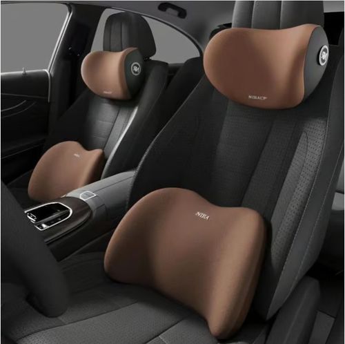 Car Headrest & Lumbar Support Cushion