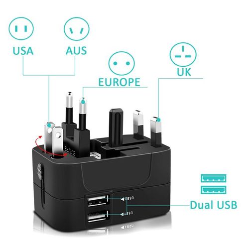 Multi-Outlets Travel All In 1 Universal Adapter
