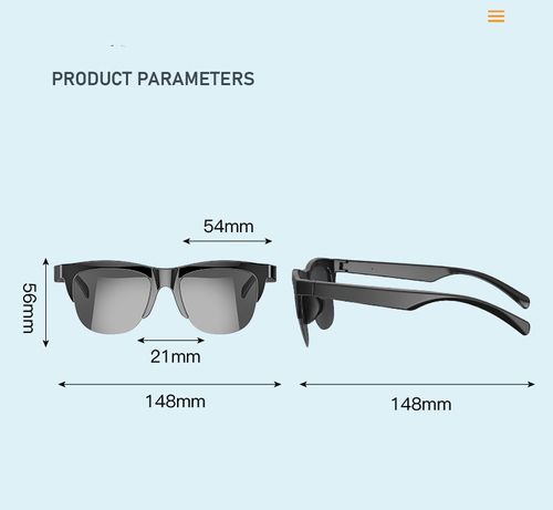 F06 Smart Music Sunglasses Earphone Wireless Bluetooth HIFI Sound Headphone Driving Glasses Hands-free Call with Mic for Phone