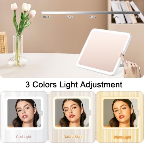 Makeup Bag with lighted Mirror