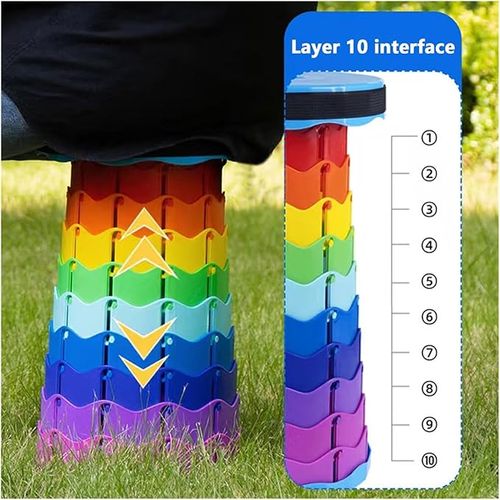 Rainbow Folding Stool