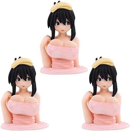 Car Figures Decor,Kanako Chest Shaking Ornaments, Anime Action Figure Model Girl Figures PVC Doll Home Desktop Car Figures Cake Ornaments Decora Craft Collectible Birthday Gift