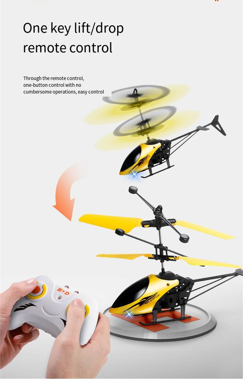 Rechargeable remote control aircraft induction suspended two-way helicopter sensor street stall toy induction aircraft series