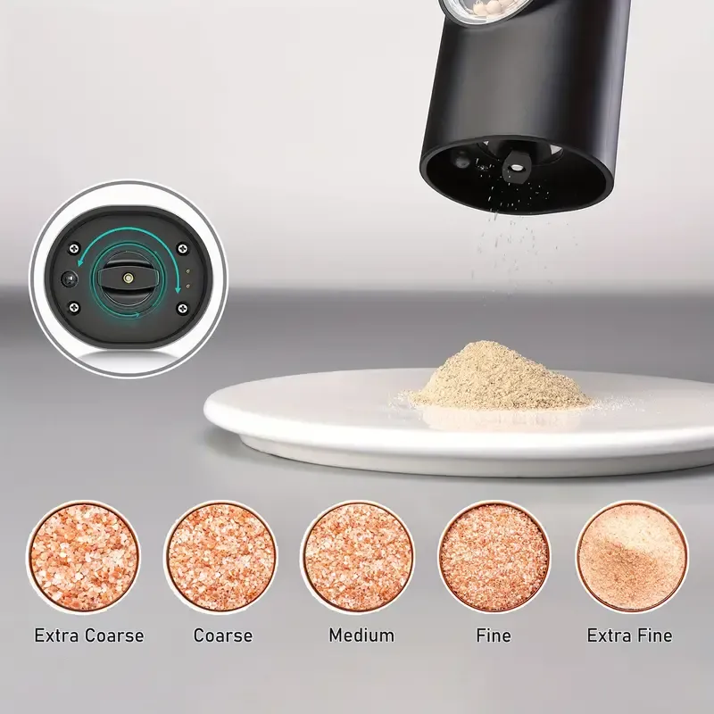 Rechargeable grinder electric rose salt pepper flax seed grinder household wireless electric grinder