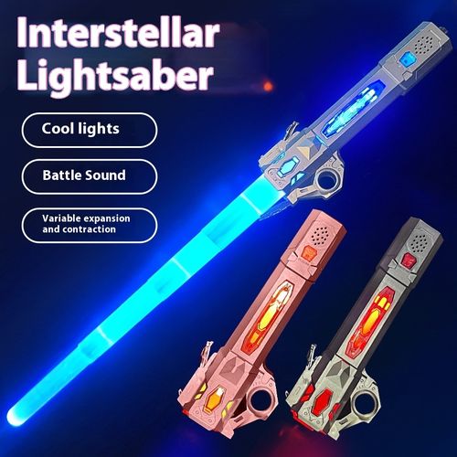 Internet celebrity laser sword genuine Star Wars luminous toy retractable luminous flash toy boy