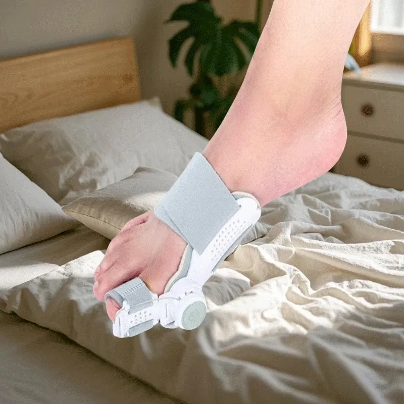 Efficient Toe Corrector Foot Support - Professionally Designed for Quick Hallux Valgus Relief, Adjustable Ankle Strap with Air Cushion Technology, Provides Stability and Comfort, Foot Alignment and Correction | Modern Foot Support | Durable Foot Brace